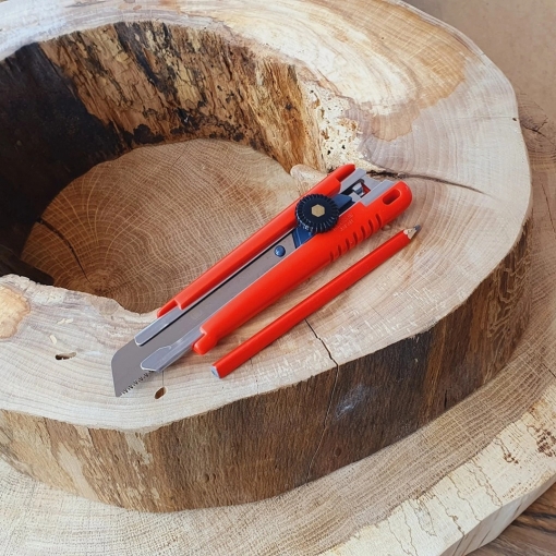 GYOKUCHO Cutter visszahúzható japánfűrész (80 mm) fa és PVC vágásához.