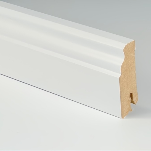 6cm magas MDF 624 white szegélyléc